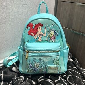 Little Mermaid Kiss The Girl Ariel Mini Backpack